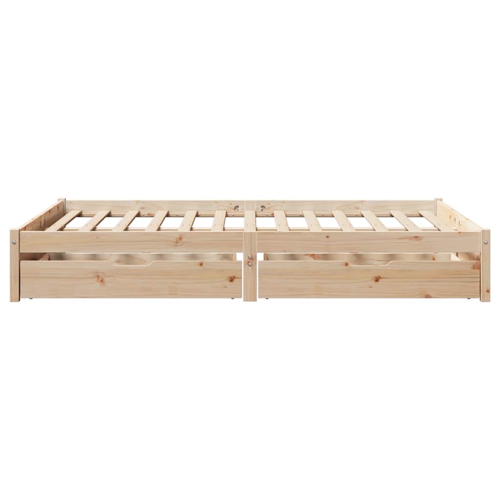 Sengeramme Uten Madrass 140X200 Cm Heltre Furu