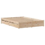 Sengeramme Uten Madrass 160X200 Cm Heltre Furu