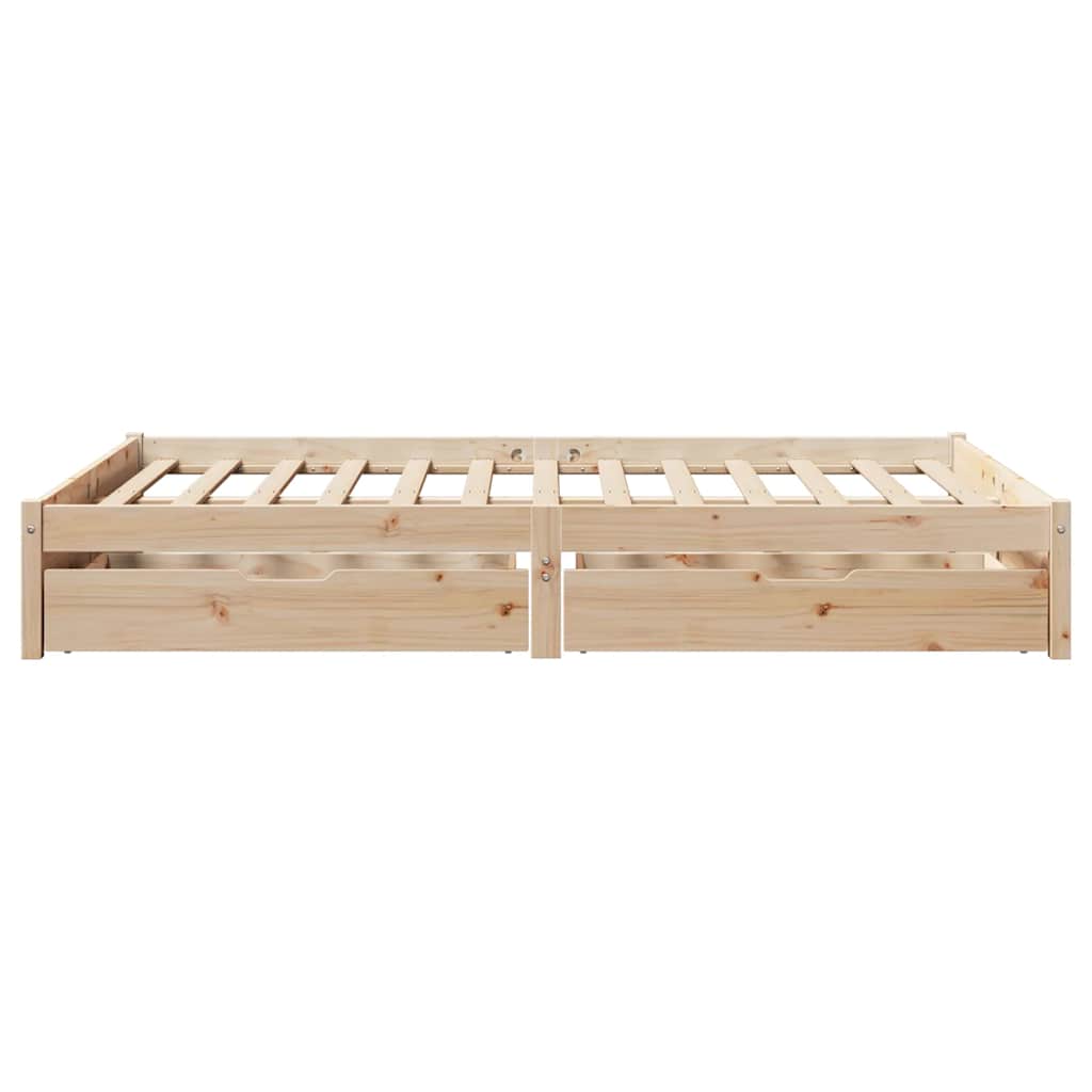 Sengeramme Uten Madrass 160X200 Cm Heltre Furu