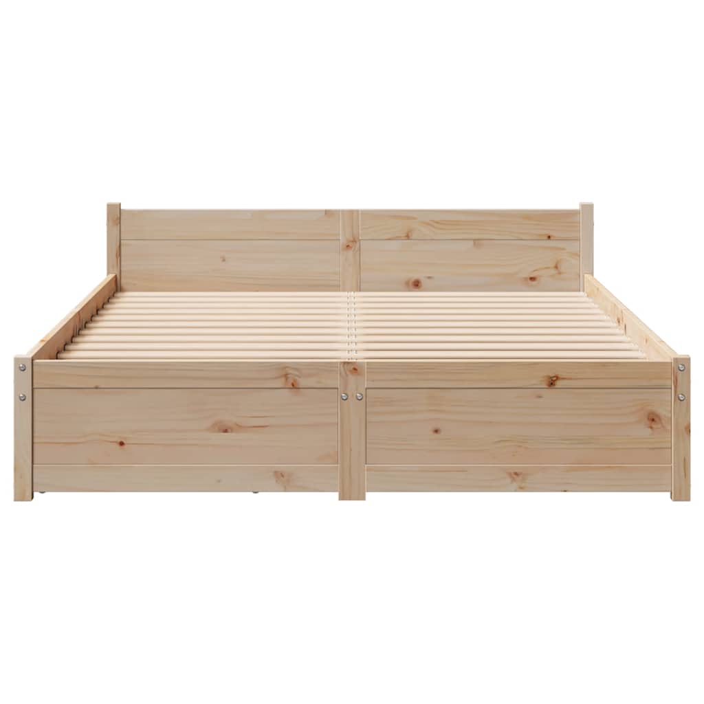 Sengeramme Uten Madrass 120X200 Cm Heltre Furu