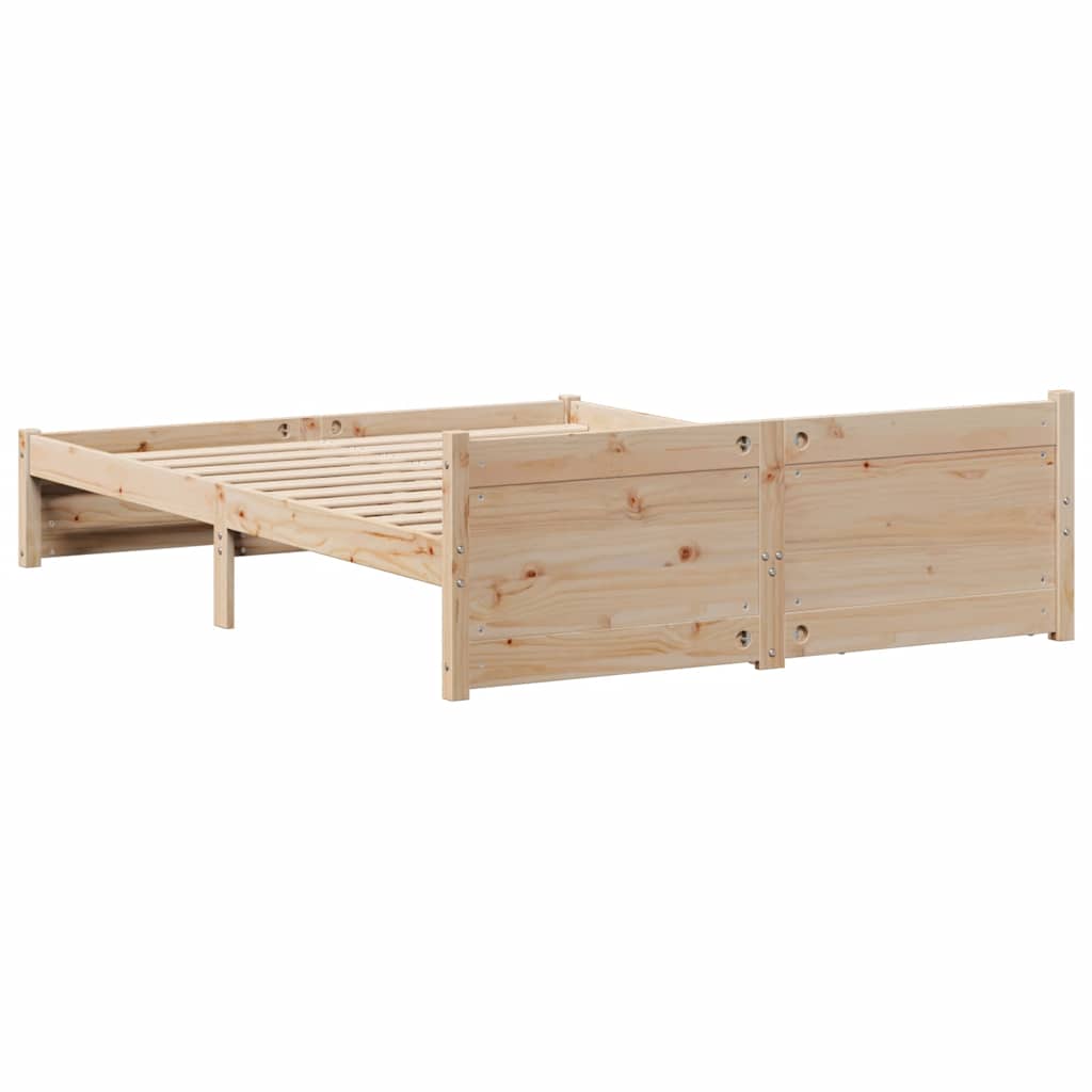 Sengeramme Uten Madrass 140X200 Cm Heltre Furu