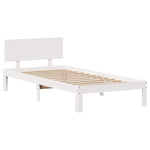 Sengeramme Med Skuffer Hvit 90X200 Cm Heltre Furu