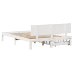 Sengeramme Med Skuffer Hvit 140X200 Cm Heltre Furu