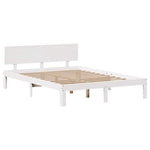 Sengeramme Med Skuffer Hvit 160X200 Cm Heltre Furu