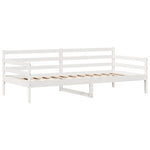 Dagseng Med Skuffer Hvit 90X200 Cm Heltre Furu