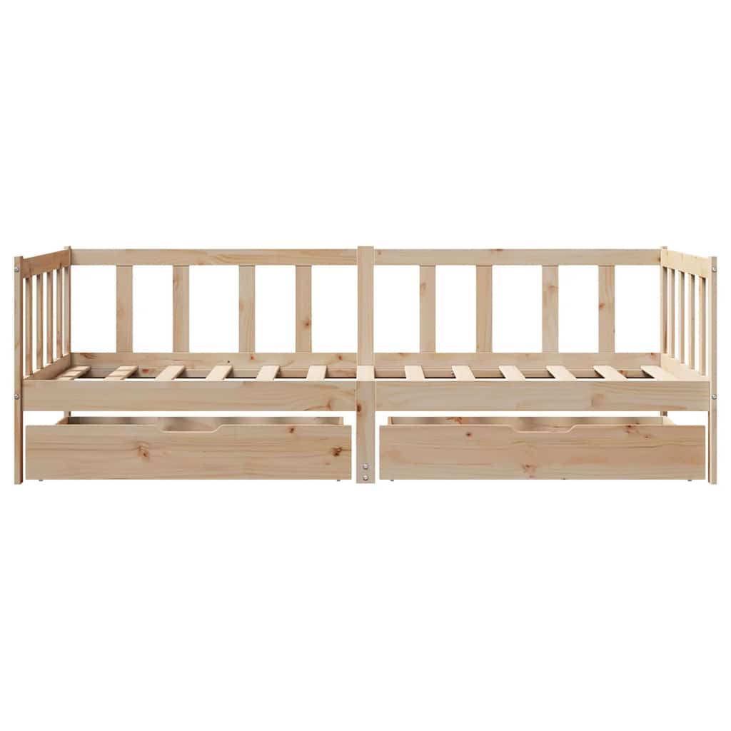 Dagseng Med Skuffer 90X200 Cm Heltre Furu