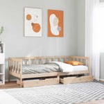 Dagseng Med Skuffer 90X200 Cm Heltre Furu