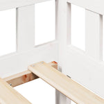 Dagseng Med Skuffer Hvit 90X200 Cm Heltre Furu