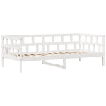 Dagseng Med Skuffer Hvit 90X190 Cm Heltre Furu