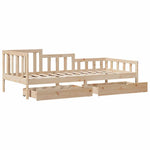 Dagseng Med Skuffer 90X190 Cm Heltre Furu