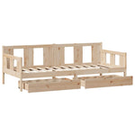 Dagseng Med Skuffer 90X190 Cm Heltre Furu