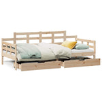 Dagseng Med Skuffer 90X190 Cm Heltre Furu
