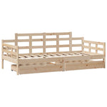 Dagseng Med Skuffer 90X190 Cm Heltre Furu