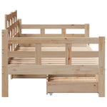Dagseng Med Skuffer 90X190 Cm Heltre Furu