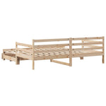 Uttrekkbar Dagseng Med Skuffer Uten Madrass 90X200 Cm