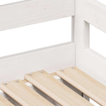 Uttrekkbar Dagseng Med Skuffer Uten Madrass Hvit 90X200 Cm