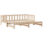 Uttrekkbar Dagseng Med Skuffer Uten Madrass 90X200 Cm