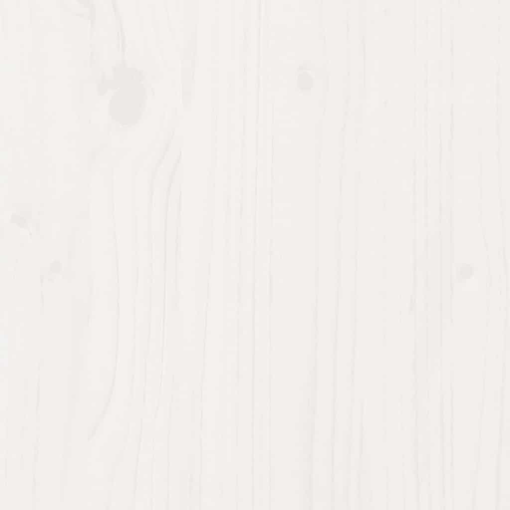 Uttrekkbar Dagseng Med Skuffer Uten Madrass Hvit 90X200 Cm