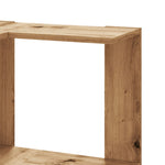 Bokhylle Hjørne 5 Lag Artisan Eik 50X50X179 Cm Konstruert Tre
