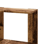 Bokhylle Hjørne 3 Lag Gammelt Tre 50X50X102 Cm Konstruert Tre