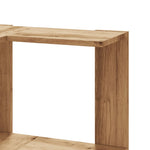 Bokhylle 3 Etasjer Artisan Eik 50X50X102 Cm Konstruert Tre