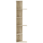 Veggmontert Hylle Sonoma Eik 36,5X36,5X140 Cm Konstruert Tre