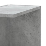 Veggmontert Hylle Betonggrå 36,5X36,5X140 Cm Konstruert Tre