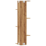 Veggmontert Hylle Artisan Eik 36,5X36,5X140 Cm Konstruert Tre