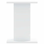 Høyttalerstativ 2 Stk Hvit 30X30X40 Cm Konstruert Tre