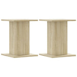 Høyttalerstativ 2 Stk Sonoma Eik 30X30X40 Cm Konstruert Tre