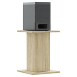 Høyttalerstativ 2 Stk Sonoma Eik 30X30X40 Cm Konstruert Tre