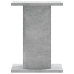 Høyttalerstativ 2 Stk Betonggrå 30X30X40 Cm Konstruert Tre