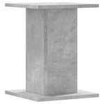 Høyttalerstativ 2 Stk Betonggrå 30X30X40 Cm Konstruert Tre