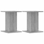 Høyttalerstativ 2 Stk Grå Sonoma 30X30X40 Cm Konstruert Tre