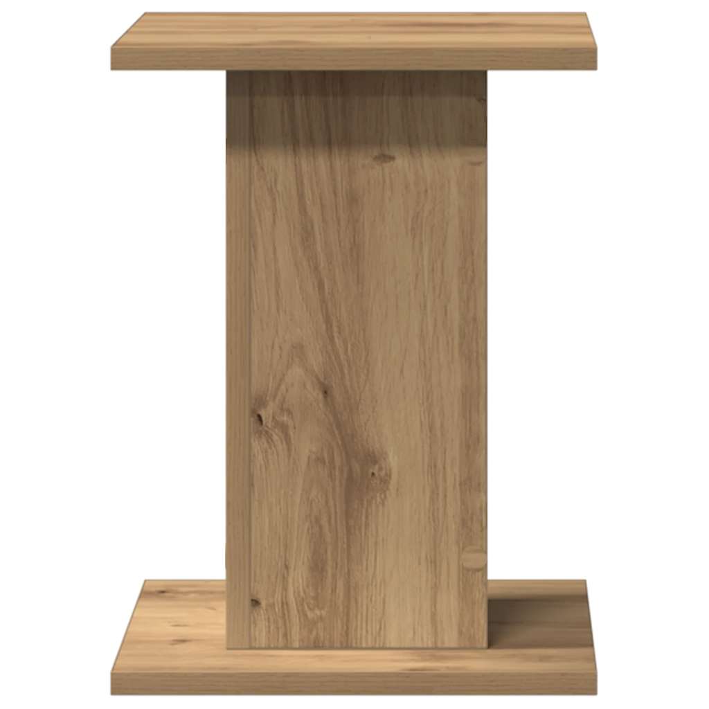 Høyttalerstativ 2 Stk Artisan Eik 30X30X40 Cm Konstruert Tre