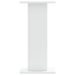 Høyttalerstativ 2 Stk Hvit 30X30X60 Cm Konstruert Tre