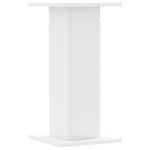 Høyttalerstativ 2 Stk Hvit 30X30X60 Cm Konstruert Tre