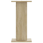 Høyttalerstativ 2 Stk Sonoma Eik 30X30X60 Cm Konstruert Tre