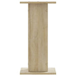 Høyttalerstativ 2 Stk Sonoma Eik 30X30X60 Cm Konstruert Tre
