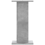 Høyttalerstativ 2 Stk Betonggrå 30X30X60 Cm Konstruert Tre