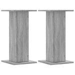 Høyttalerstativ 2 Stk Grå Sonoma 30X30X60 Cm Konstruert Tre