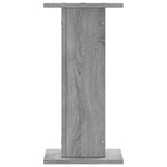 Høyttalerstativ 2 Stk Grå Sonoma 30X30X60 Cm Konstruert Tre