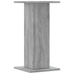 Høyttalerstativ 2 Stk Grå Sonoma 30X30X60 Cm Konstruert Tre