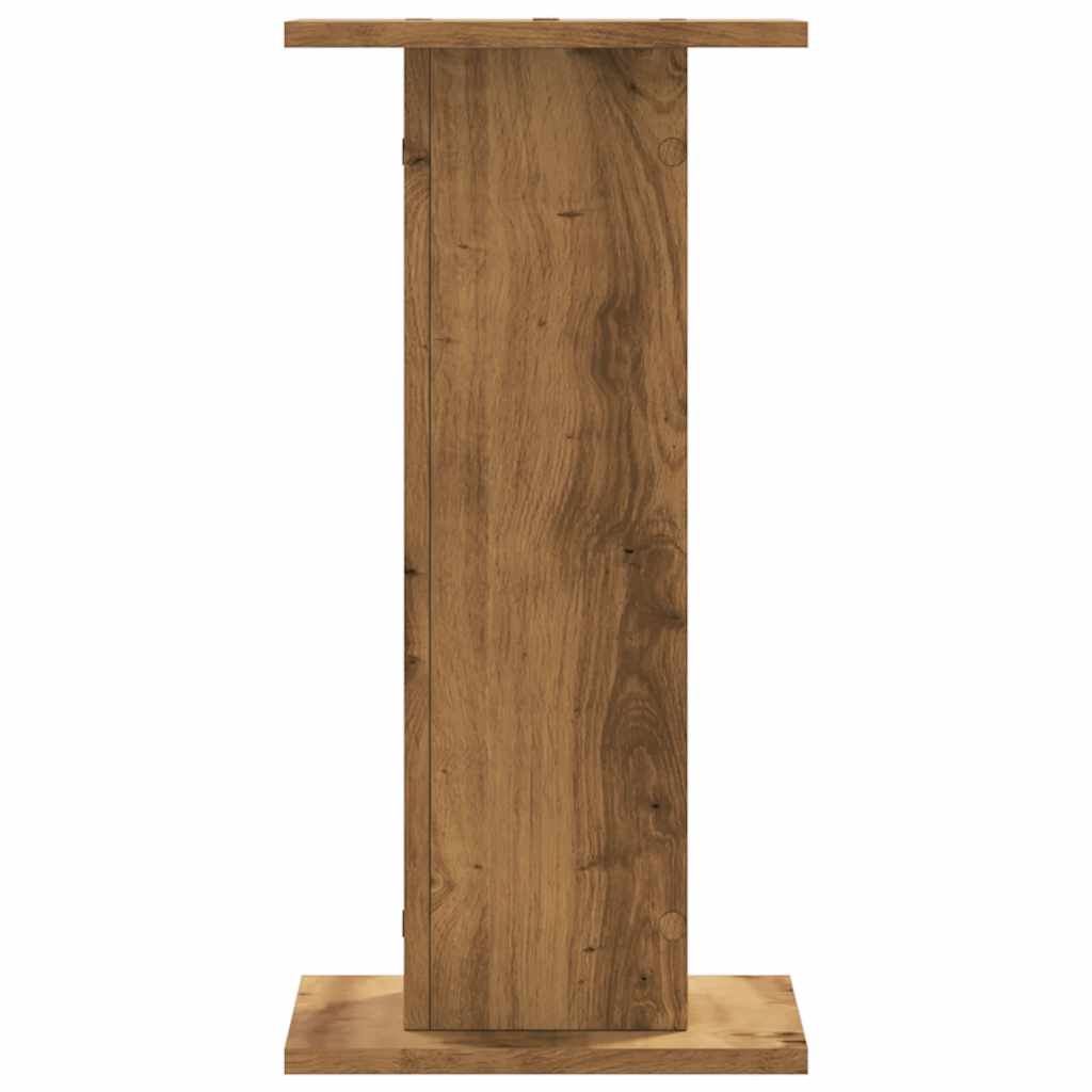 Høyttalerstativ 2 Stk Artisan Eik 30X30X60 Cm Konstruert Tre