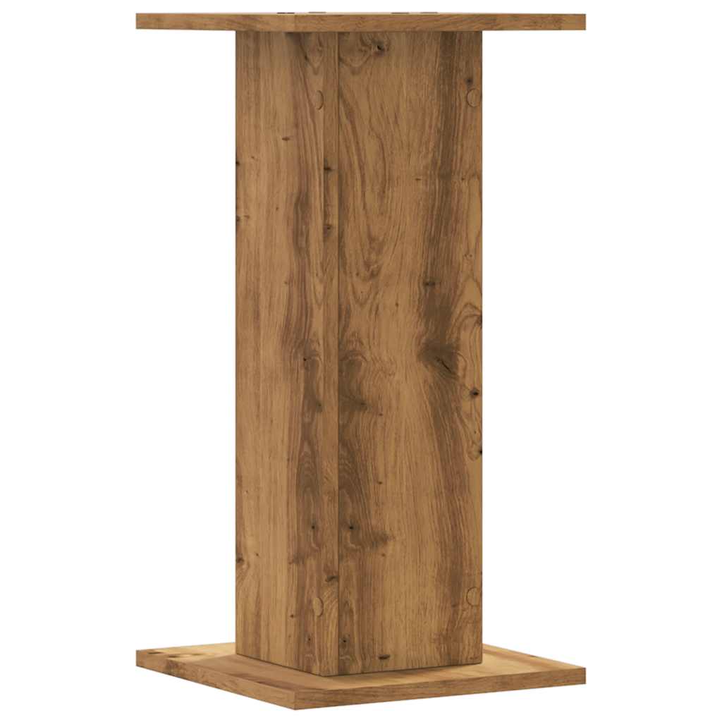 Høyttalerstativ 2 Stk Artisan Eik 30X30X60 Cm Konstruert Tre
