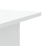 Høyttalerstativ 2 Stk Hvit 30X30X80 Cm Konstruert Tre