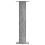 Høyttalerstativ 2 Stk Grå Sonoma 30X30X95 Cm Konstruert Tre