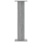 Høyttalerstativ 2 Stk Grå Sonoma 30X30X95 Cm Konstruert Tre