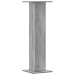Høyttalerstativ 2 Stk Grå Sonoma 30X30X95 Cm Konstruert Tre