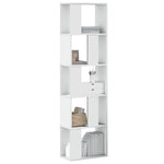 Bokhylle 5 Etasjer Hvit 45X23,5X162,5 Cm Konstruert Tre